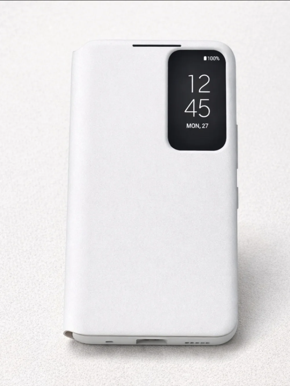 Samsung Galaxy S22+ S-View Flip Cover OEM Smart Clear View Case White EF-ZS906